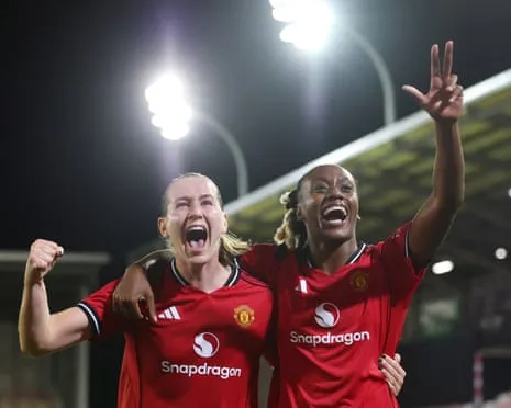 Elisabeth Terland Treble Propels Manchester United Into The Champions League Main Draw