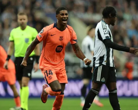 Rashford's Brace Quiets The Magpies' Party and Secures Barcelona's Victory