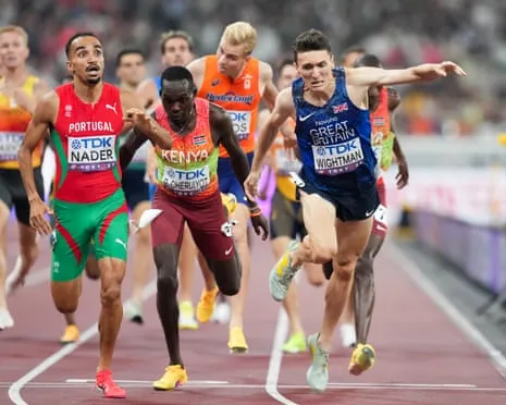 UK's Jake Wightman Just Loses Out on Gold as Portuguese Isaac Nader Wins Stunning 1500m Win