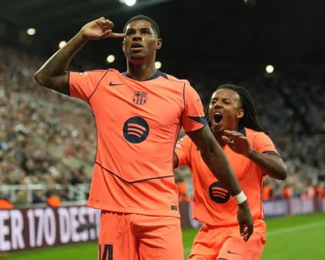 Forward spoils Newcastle's big occasion and declares: ‘I am improving at Barcelona’
