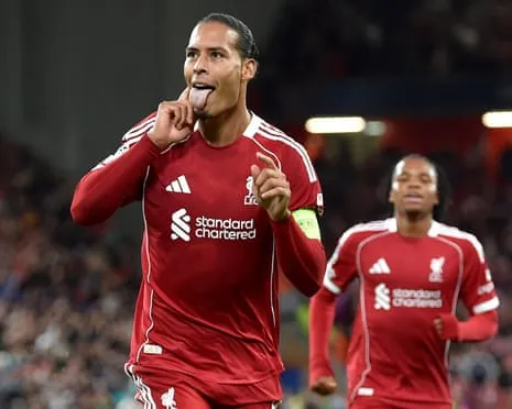 Van Dijk heads last-gasp decisive goal in clash with La Liga side